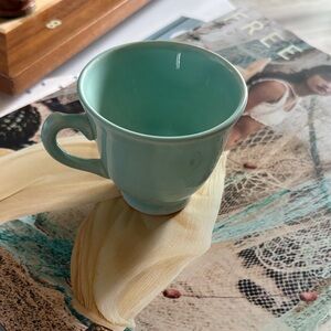 Luray pastels USA Green Ceramic demitasse cup